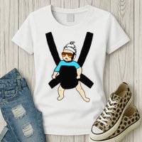 Carlos Hangover Baby with sunglasses in a strap Womens T-Shirt