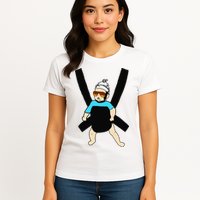 Carlos Hangover Baby with sunglasses in a strap Womens T-Shirt