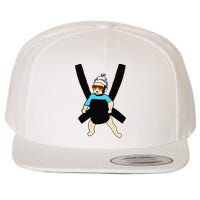 Carlos Hangover Baby with sunglasses in a strap Wool Snapback Cap