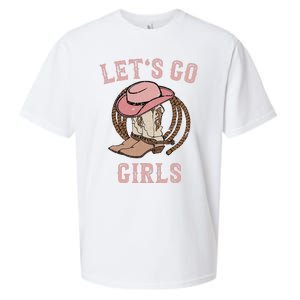 Cow Hat Boots Let's Go Western Cowgirls Sueded Cloud Jersey T-Shirt