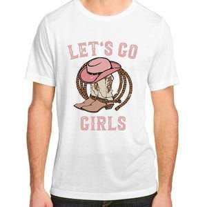 Cow Hat Boots Let's Go Western Cowgirls Adult ChromaSoft Performance T-Shirt