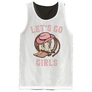 Cow Hat Boots Let's Go Western Cowgirls Mesh Reversible Basketball Jersey Tank