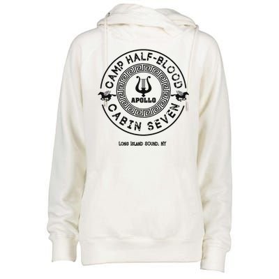 Camp Half Blood Percy Jackson Cabin Seven Womens Funnel Neck Pullover Hood