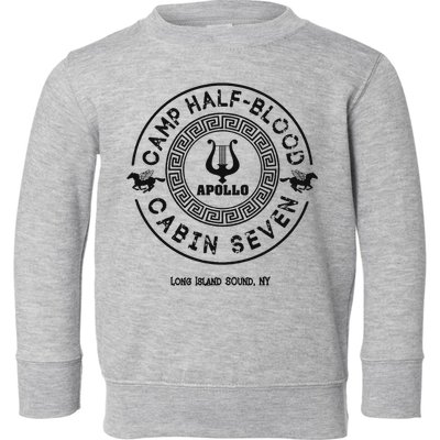 Camp Half Blood Percy Jackson Cabin Seven Toddler Sweatshirt