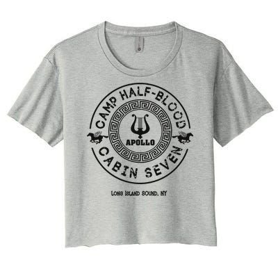 Camp Half Blood Percy Jackson Cabin Seven Women's Crop Top Tee