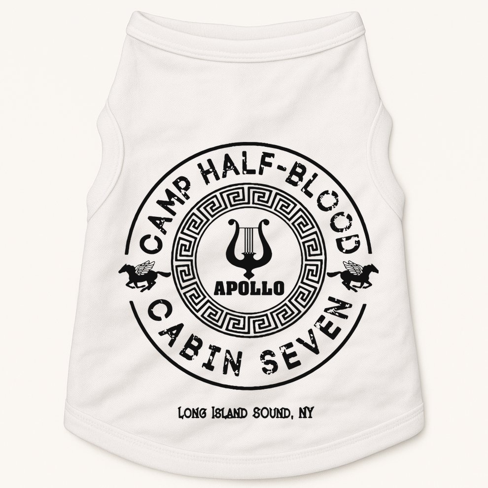 Camp Half Blood Percy Jackson Cabin Seven Doggie Tank