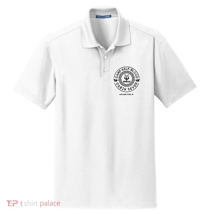 Camp Half Blood Percy Jackson Cabin Seven Dry Zone Grid Polo