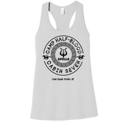 Camp Half Blood Percy Jackson Cabin Seven Women's Racerback Tank