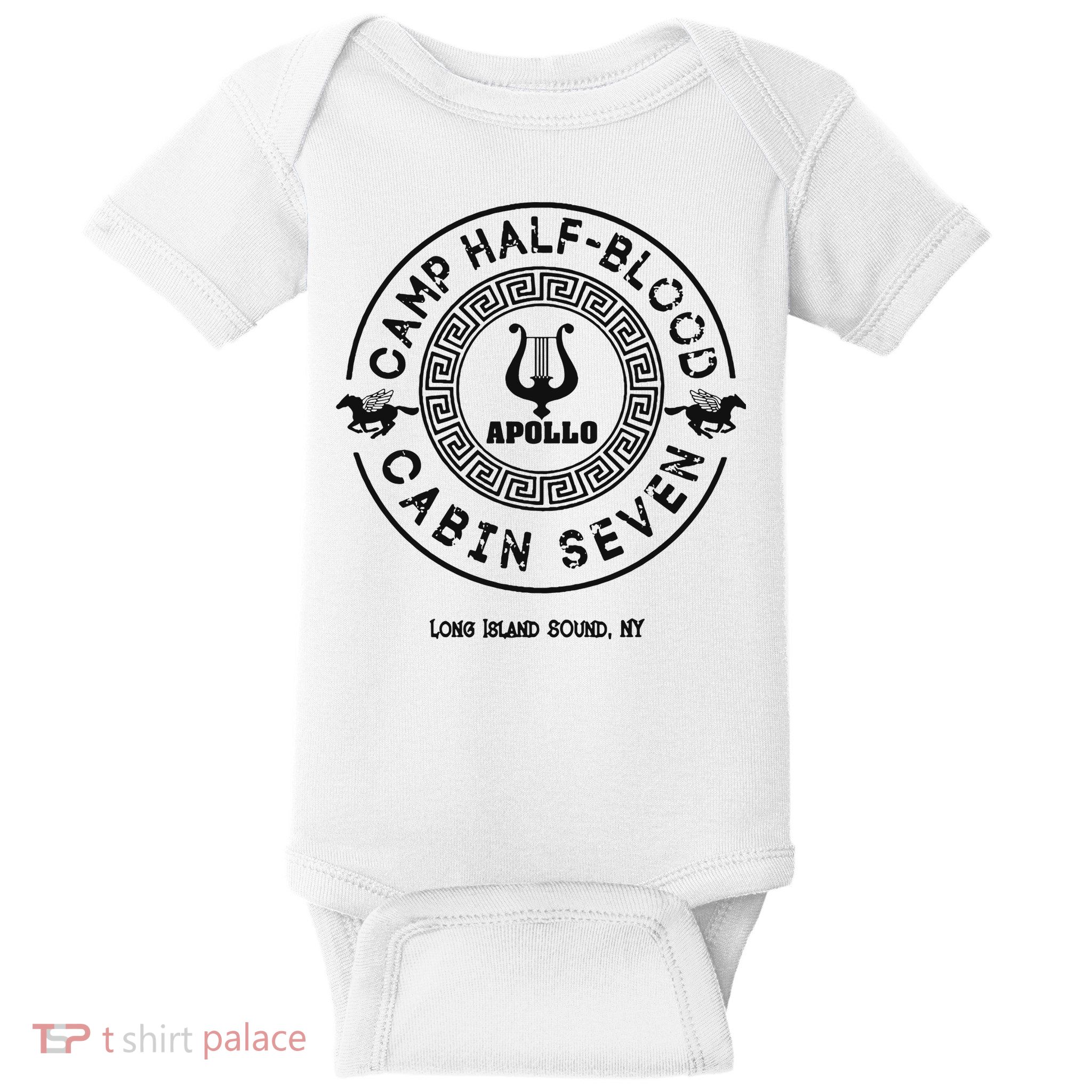Camp Half Blood Percy Jackson Cabin Seven Baby Bodysuit