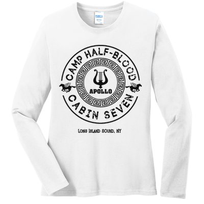 Camp Half Blood Percy Jackson Cabin Seven Ladies Long Sleeve Shirt