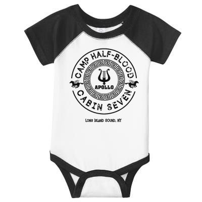 Camp Half Blood Percy Jackson Cabin Seven Infant Baby Jersey Bodysuit