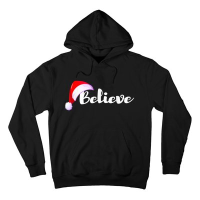 Christmas Holidays Believe Santa Claus Hoodie