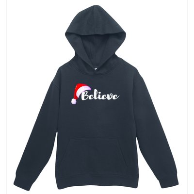 Christmas Holidays Believe Santa Claus Urban Pullover Hoodie