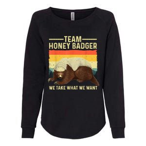 Cute Honey Badger Art For Men Women Ratel Honey Badger Lover Womens California Wash Sweatshirt