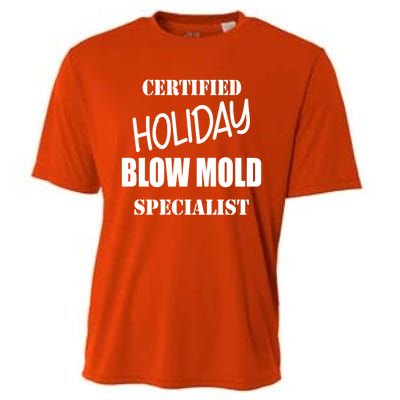 Certified Holiday Blow Mold Specialist Gift Cooling Performance Crew T-Shirt