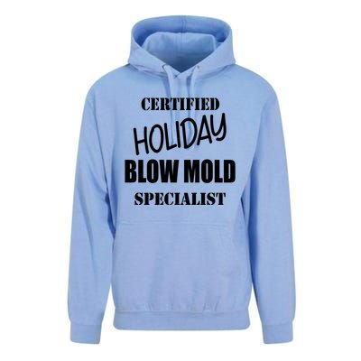 Certified Holiday Blow Mold Specialist Gift Unisex Surf Hoodie