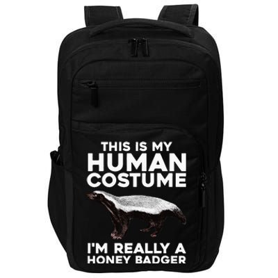 Cute Honey Badger Design Honey Badger Lover Impact Tech Backpack