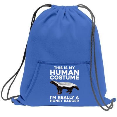 Cute Honey Badger Design Honey Badger Lover Sweatshirt Cinch Pack Bag