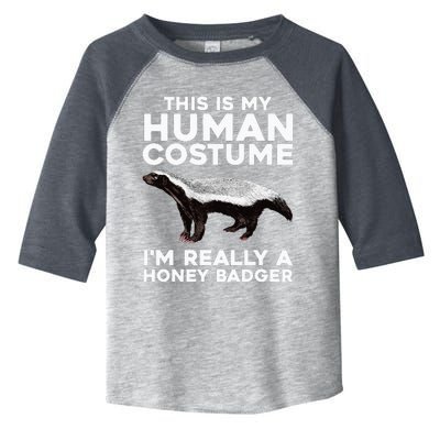 Cute Honey Badger Design Honey Badger Lover Toddler Fine Jersey T-Shirt