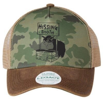 Cat Hissing Booth Free Hisses Legacy Tie Dye Trucker Hat