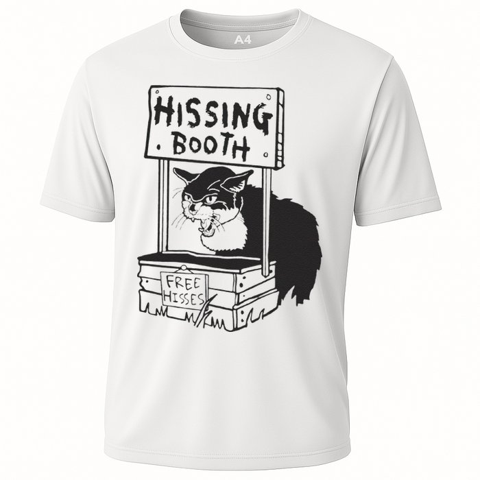 Cat Hissing Booth Free Hisses Cooling Performance Crew T-Shirt