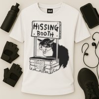 Cat Hissing Booth Free Hisses Cooling Performance Crew T-Shirt