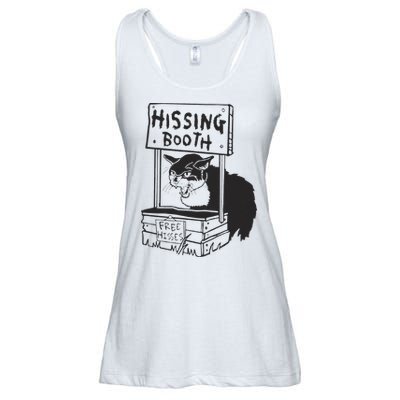 Cat Hissing Booth Free Hisses Ladies Essential Flowy Tank