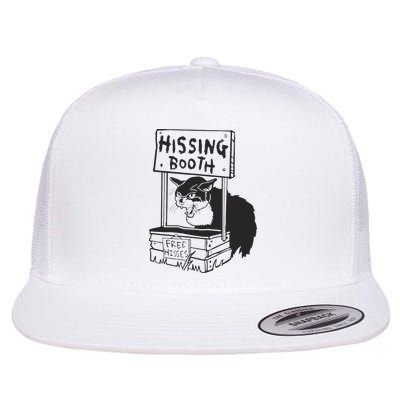 Cat Hissing Booth Free Hisses Flatbill Hat