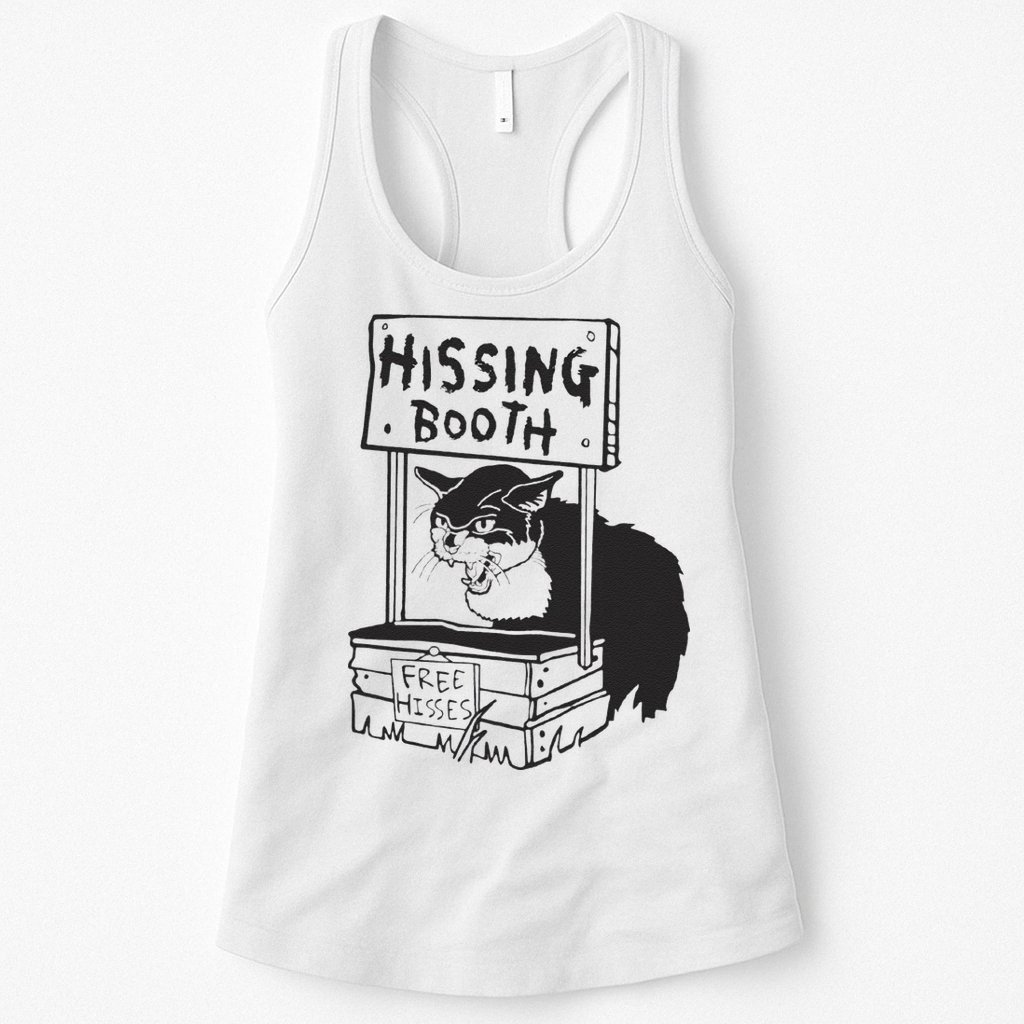 Cat Hissing Booth Free Hisses Womens Tank Top