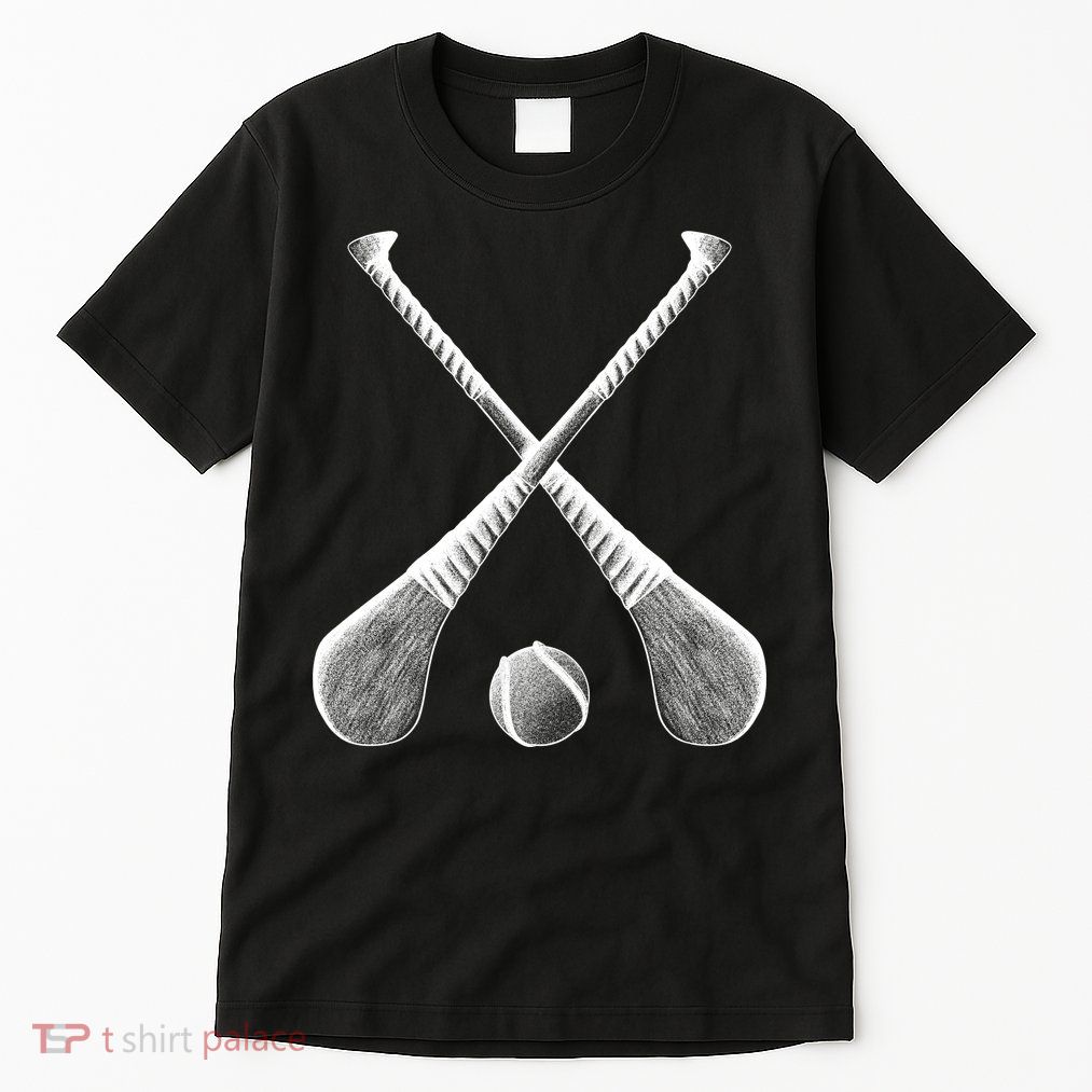 Crossed Hurling Bats Tall T-Shirt