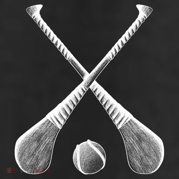 Crossed Hurling Bats 11oz C Handle Ceramic Mug