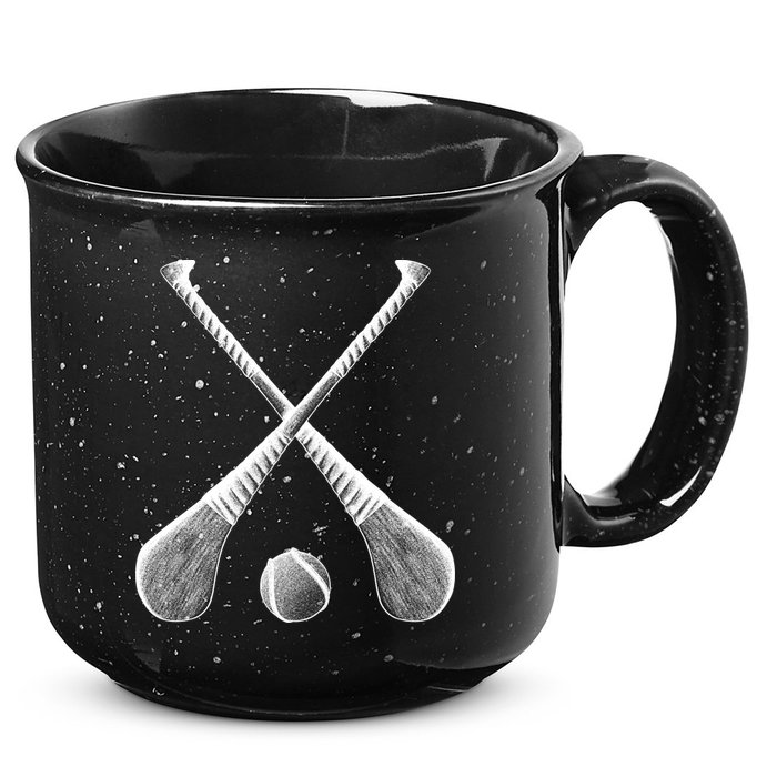 Crossed Hurling Bats 15oz Campfire Ceramic Mug