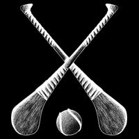 Crossed Hurling Bats Drawstring Bag