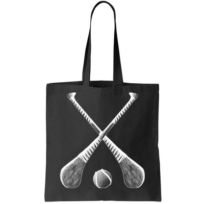 Crossed Hurling Bats Tote Bag