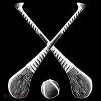 Crossed Hurling Bats Youth Performance Sprint T-Shirt