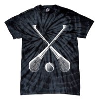 Crossed Hurling Bats Tie-Dye T-Shirt