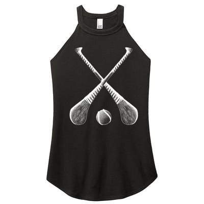 Crossed Hurling Bats Women's Perfect Tri Rocker Tank