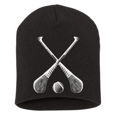 Crossed Hurling Bats Short Acrylic Beanie