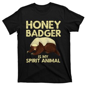 Cool Honey Badger Spirit Animal Lover Wildlife T-Shirt