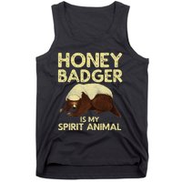 Cool Honey Badger Spirit Animal Lover Wildlife Tank Top