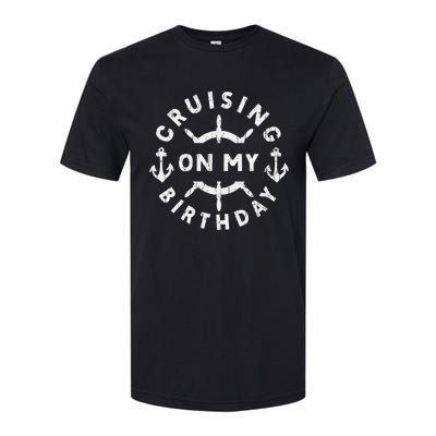 Cool Happy Birthday Design Cruising on my birthday Vacation Softstyle® CVC T-Shirt