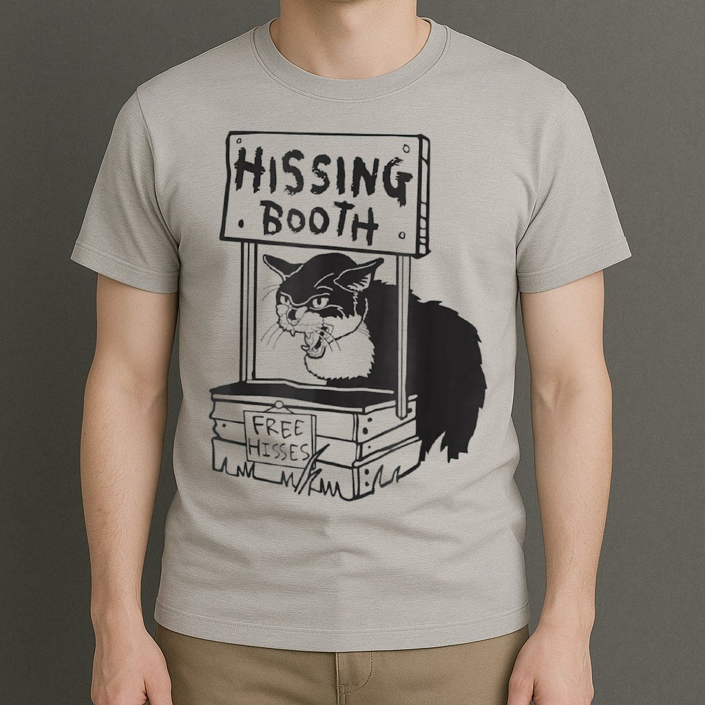Cat Hissing Booth Free Hisses T-Shirt