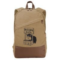 Cat Hissing Booth Free Hisses Cotton Canvas Backpack