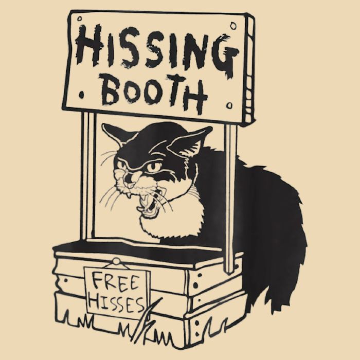 Cat Hissing Booth Free Hisses Zip Tote Bag