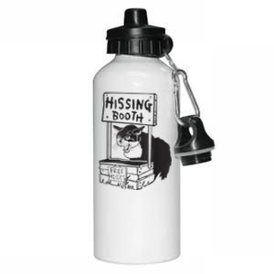 Cat Hissing Booth Free Hisses Aluminum Water Bottle