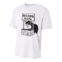 Cat Hissing Booth Free Hisses Youth Performance Sprint T-Shirt