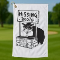 Cat Hissing Booth Free Hisses Golf Towel