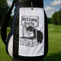 Cat Hissing Booth Free Hisses Golf Towel