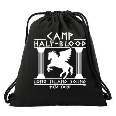 Camp Half Blood Long Island Drawstring Bag