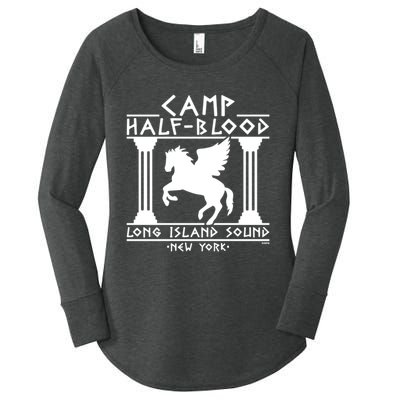 Camp Half Blood Long Island Women's Perfect Tri Tunic Long Sleeve Shirt